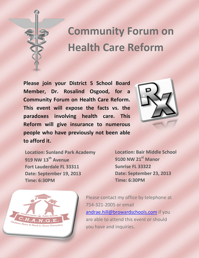 communityforumonhealthcarereform