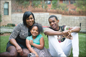 Shyronn Jones, 39, and her children, Shyloh, 5, and Shymere, 14, live in Atlanta. The federal program called Housing Opportunities for Persons With AIDS helps Jones afford an apartment near a park where her daughter can safely play.