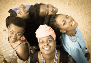 Female cappella quintet from Zimbabwe 