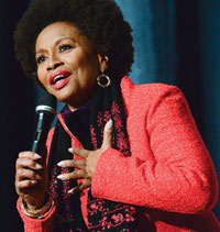 Hollywood legend Jenifer Lewis shares memories from her rollercoaster career, during a special appearance at the Duke Ellington School of Performing Arts in Washington, D.C. (Freddie Allen/AMG/NNPA)