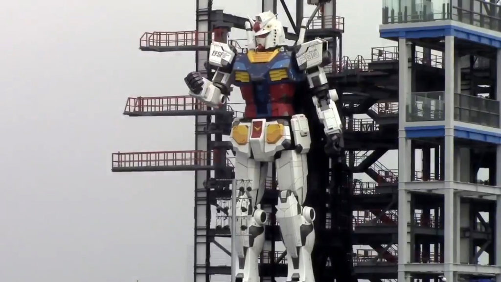 VIDEO: Tests On 60-Foot-Tall Robot Excite Japanese Fans