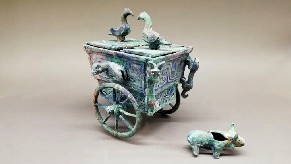 Cosmetic Box, Estimated To Be Before Christ, Discovered In China