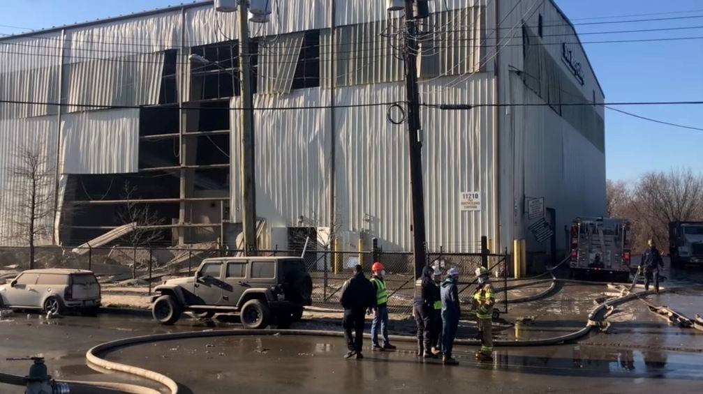 Recycling Workers Cheat Death In Massive Blast