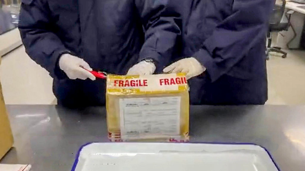 VIDEO: Anty-Bodies: Box Posted With Hundreds Of Giant Ants Inside Supposed To Be Medical Supplies