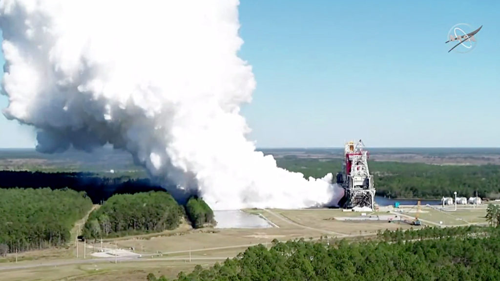 VIDEO: Rocket Blam: NASA Tests World’s Most Powerful Rocket For Return To The Moon