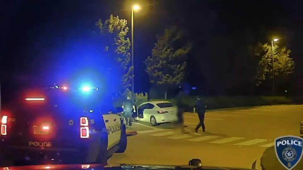 VIDEO: Speeding Driver Crashes Into Parked Car With Three Kids Inside In Front Of Texas Cops