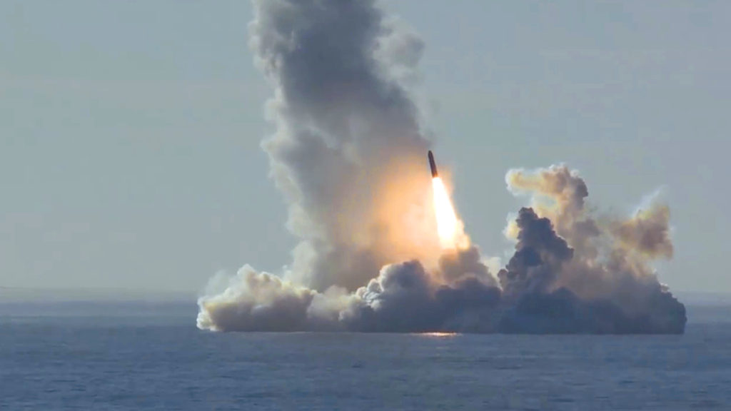 Russian Nuclear Subs Fire Missiles In Air To Mark Day Of The Submariner