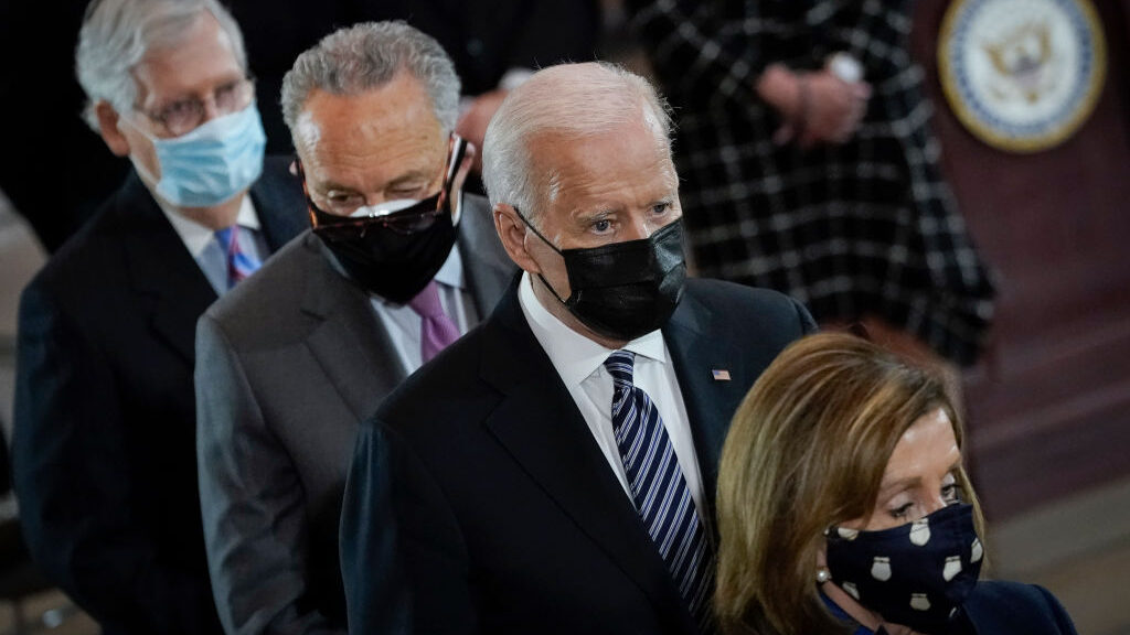 Los cuatro principales líderes del Congreso de EU discutirán infraestructura con Biden y Harris