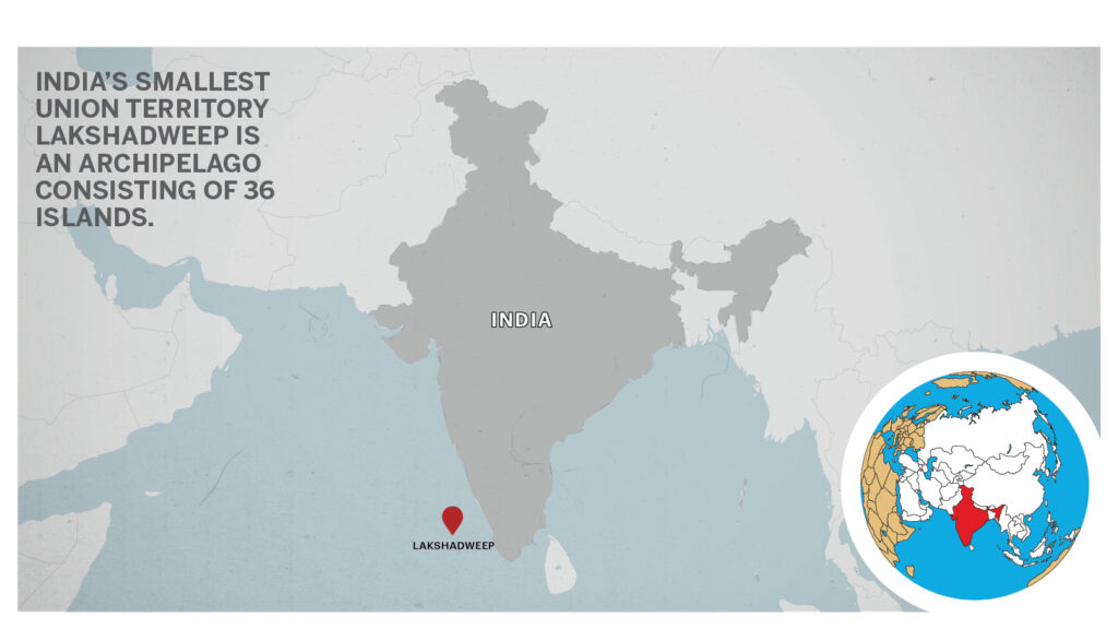 Map of Lakshadweep India