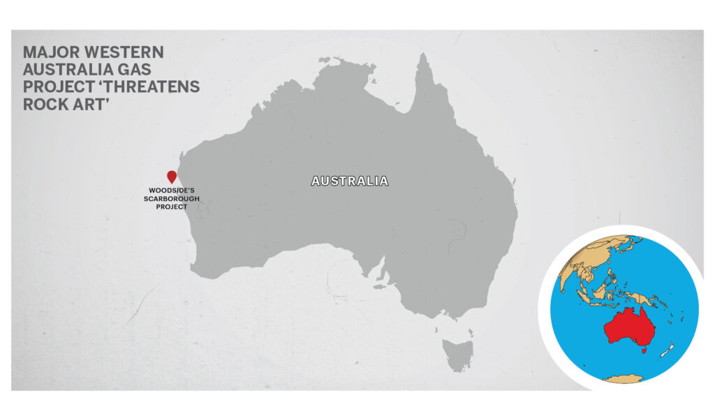 Map of Western Australia.