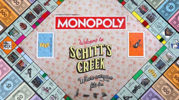 A Monopoly game inspired by the American sitcom “Schitt’s Creek” is coming out soon. (Schitt's Creek, @SchittsCreek/Twitter)