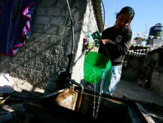 The Valley of Mexico has had water problems for a long time. The supply system does not cover the needs of the more than 20 million people living in the area, and droughts have worsened the issue. (Brent Stirton/Getty Images)