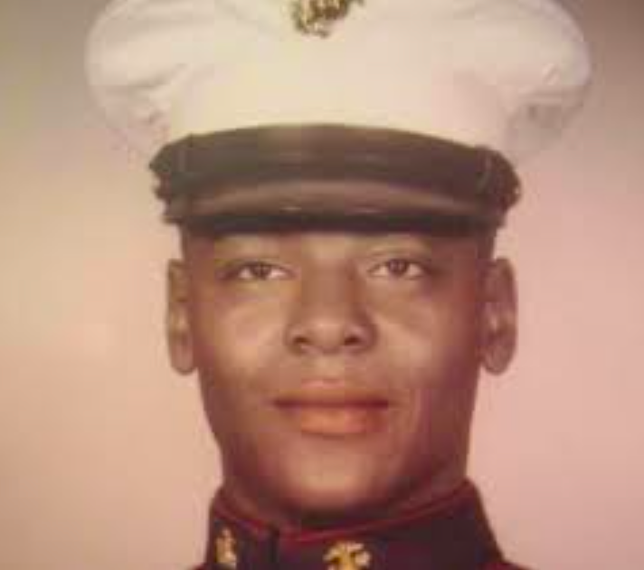 Kenneth Chamberlain Sr. when he was in the Marines. (Courtesy of the Chamberlain family