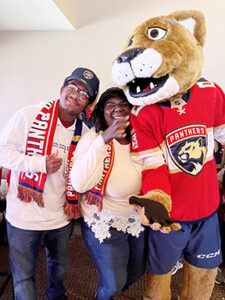 Stanley C. Panther and Viktor E Rat are the two mascots of the Florida  Panthers.