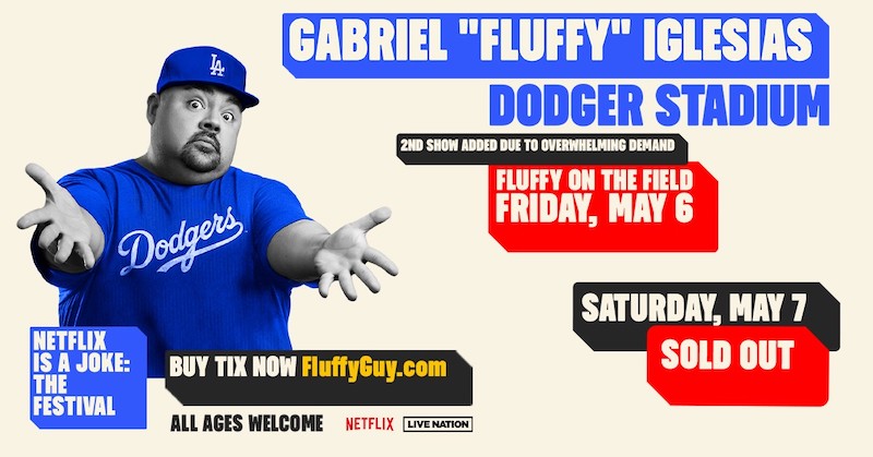 Gabriel “Fluffy” Iglesias First Comedian To Sell Out Dodger
