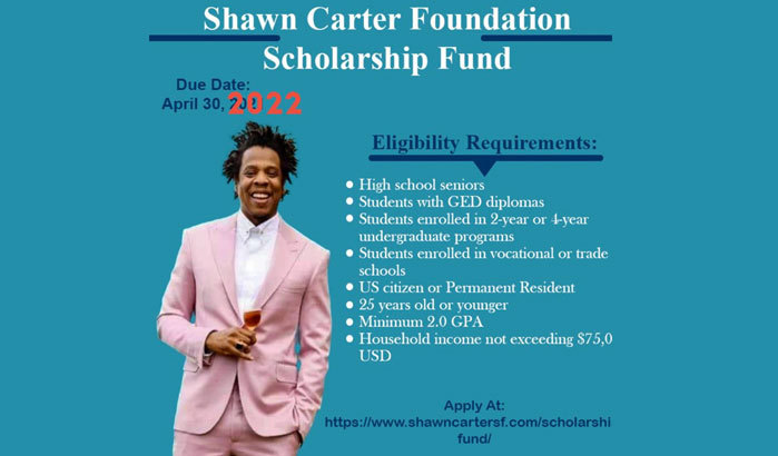 Shawn Carter Foundation Scholarship Fund - The Westside Gazette