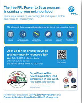FPL Brings Energy-Saving Solutions to Little Haiti