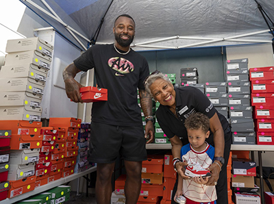 NFL Star Jarvis Landry Joins Big Brothers Big Sisters of Broward County to Distribute 500+ Pairs of Sneakers During “Lace Up for Learning” Presented by Ana G. Méndez University