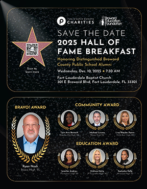 Education, Business and Community Leaders to be Honored at Broward Education Foundation’s 2025 Hall of Fame Award Breakfast