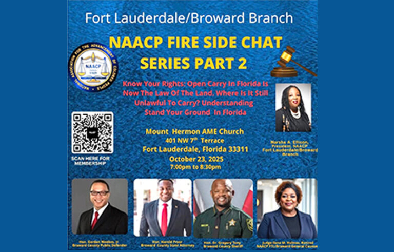 NAACP host Open Carry Forum at Mt. Hermon AME Church