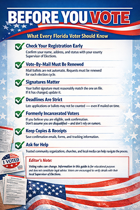 What’s Really Happening with Voting in Florida — and Why It Matters