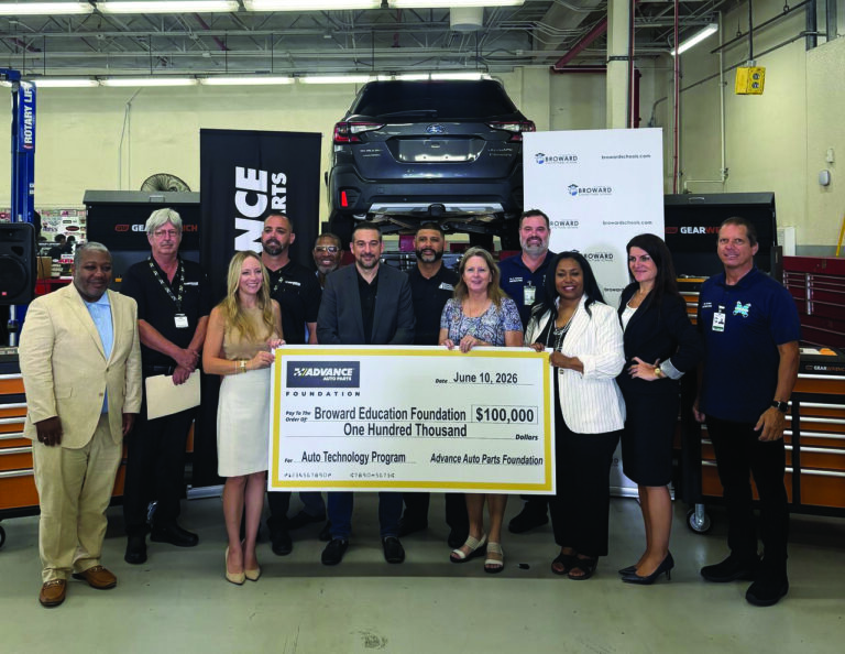 BCPS McFatter Technical College & High School Receives $100,000 Gift from Advance Auto Parts Foundation to Strengthen its Automotive Technology Program