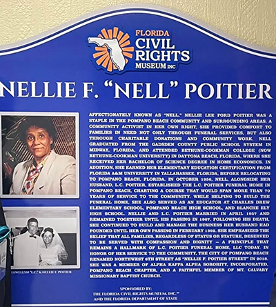 Historical Marker Honors Nellie Lee Ford Poitier’s Legacy of Education and Service