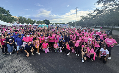 BROWARD HEALTH MOBILIZES MORE THAN 500 WALKERS FOR BREAST CANCER AWARENESS
